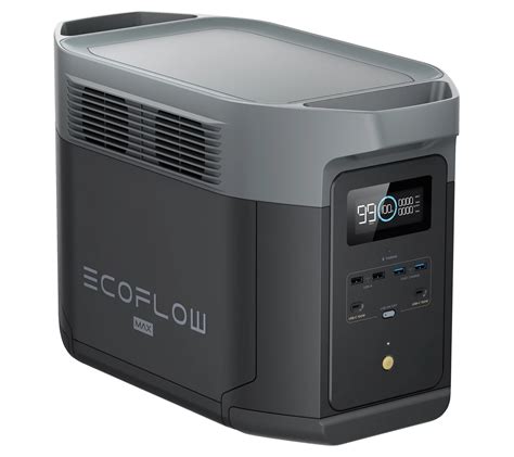 ECOFLOW Delta 2 Max Lithium (LiFePo)  Portable Power Station -  2400W Output; 2048Wh LFP Battery; 1000W Solar - SA socket.